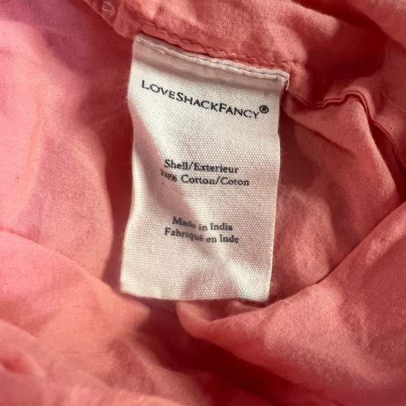 LoveShackFancy Ruffle Mini Skirt in Peach Blossom - Picture 9 of 10